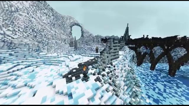 Minecraft Timelapse – Frozen Summit