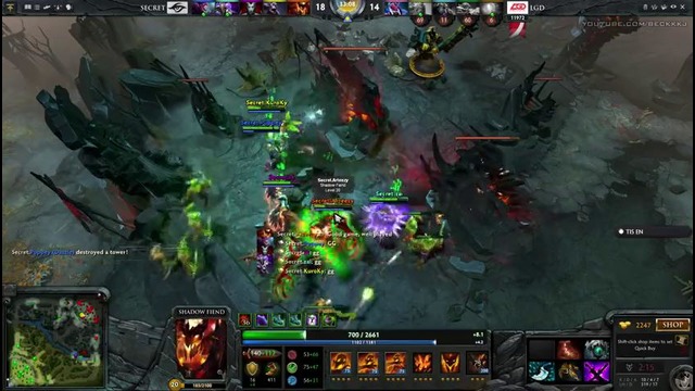 Dota 2 Arteezy vs Maybe Secret vs LGD The International