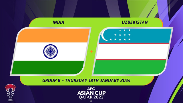 Индия – Узбекистан | Кубок Азии 2023 | 2-й тур | Обзор матча