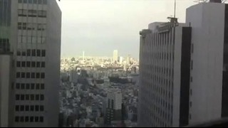 Землетрясение в Японии. (видео) Небоскреб трясет! Ужас