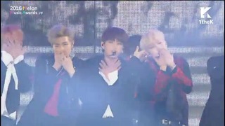 BTS – 피 땀 눈물 Melon Music Award 161119 (Blood Sweat & Tears)