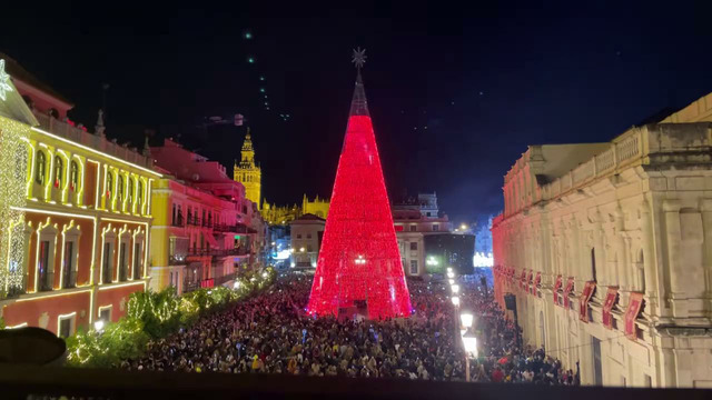 Christmas Pixel Tree. Sevilla 2021