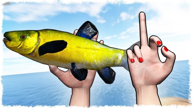 Эта рыба будет издеваться над тобой! hands simulator! (симулятор рук)