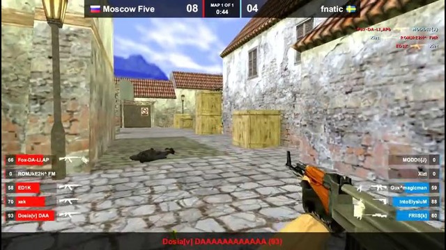 IEM 6 CS: MoscowFive vs Fnatic (de inferno) HQ