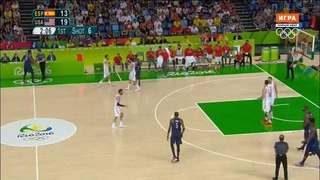 Олимпиада 2016. Рио. Баскетбол. Мужчины. 1/2 Испания-США. 19.08.2016