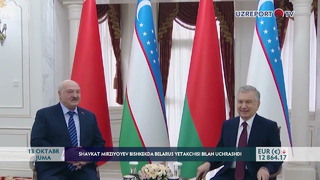 Shavkat Mirziyoyev Bishkekda Belarus yetakchisi bilan uchrashdi
