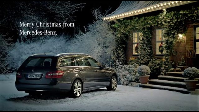 Рождество глазами гуся в рекламе Mercedes