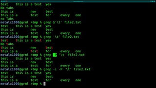 Grepping for Tabs Linux Shell Tutorial – BASH