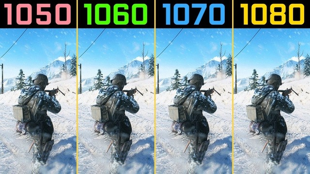 Battlefield V GTX 1050 Ti vs. GTX 1060 vs. GTX 1070 vs. GTX 1080 (Beta)