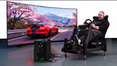 Играем в Forza Horizon 6 на 500“ экране в кокпите Simseat за 500 000р