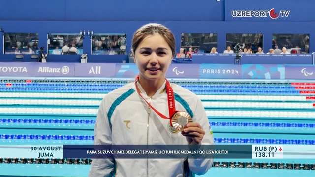 Para suzuvchimiz delegatsiyamiz uchun ilk medalni qo‘lga kiritdi