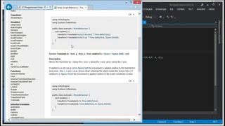 Unity3D API – Урок 4 – Перемещение объекта