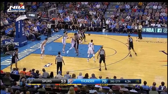 NBA 2017: San Antonio Spurs vs Oklahoma City Thunder | Highlights | March 31, 2017