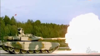 Стрельба из танка T 90 в замедленной съёмке онлайн