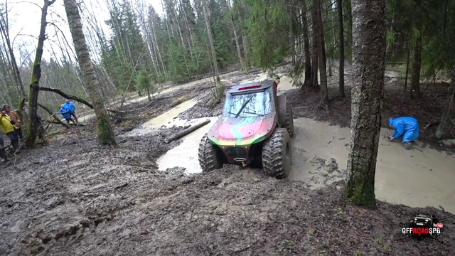 OffroadSPB. Быстрая река против болотохода, wrangler продолжает удивлять