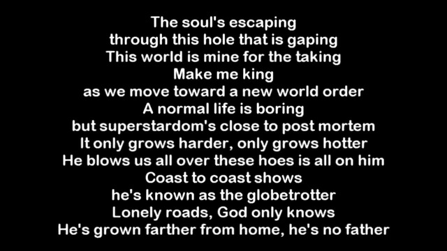 Eminem – lose yourself (lyrics)