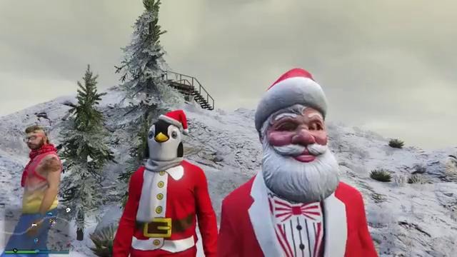 GTA 5 Online Funny Moments – Snow in Los Santos