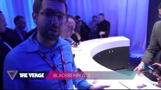 The Verge: BlackBerry Q10 hands-on video