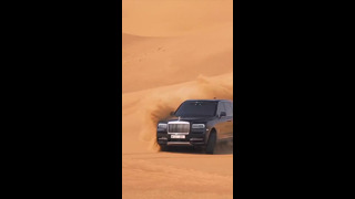 Rolls Royce SUV in the Desert