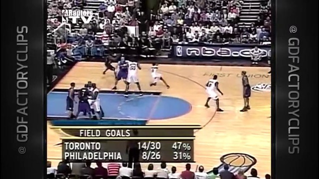 Throwback: 2001 Playoffs. Vince Carter vs Allen Iverson Duel Highlights (Game1)