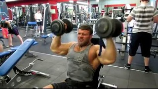 Александр Щукин – тренировка плеч