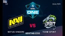 ESL One Genting 2018 – Natus Vincere vs Team Spirit (Game 1, Semi-final, CIS Quals)