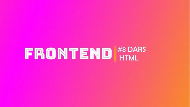Fronted 8-dars