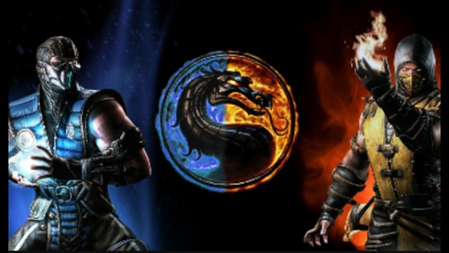 Mortal kombat: Саб-зиро vs Скорпион