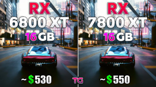 RX 7800 XT vs RX 6800 XT – Test in 10 Games