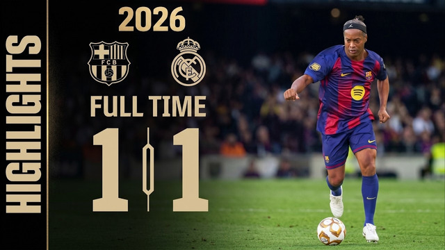 46 Year Old Ronaldinho’s LAST Match Before Pro Return! 🤯| 2026 El Clásico Legends | Highlights