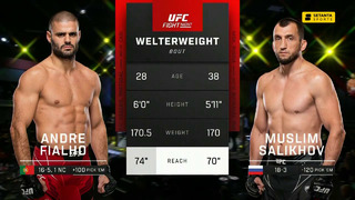 UFC Vegas 65 Фиальо VS Салихов