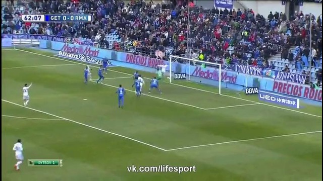 Первый гол Криштиану Роналду в ворота Хетафе
