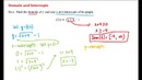4 – 7 – Domain and Intercepts (7-18)