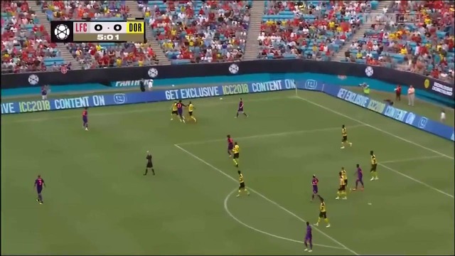 Liverpool v Borussia Dortmund International Champions Cup 22/07/2018 1st half