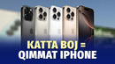 IPhone narxlari oshdi. “Malika”dan reportaj