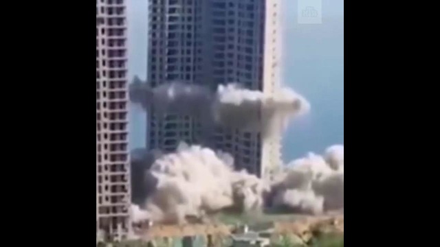 Китайцы одновременно подорвали несколько 30-этажек