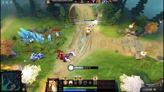 Dota 2 Tricks – use your abilities right From the back – 7.05