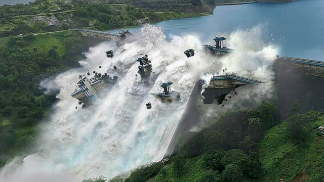 10 Обвалов Плотин Снятых на Камеру