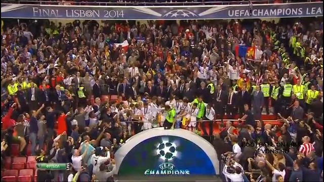 Церемония награждения Реал Мадрид – Победителя Лиги Чемпионов 2013-14