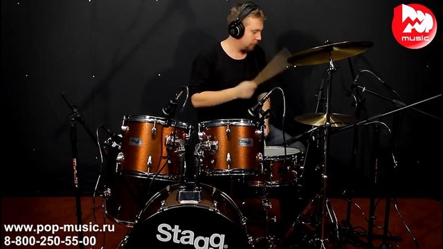 12) Барабанная установка STAGG TIM322B 0001