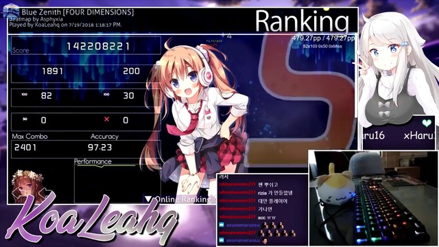 Playing osu! Without a Cursor! Peppy Complete Savage! – osu! Stream Highlights #93