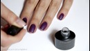 Глянцево-матовый дизайн ногтей гель-лаком | Фиолетовые ногти