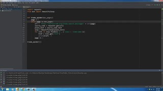 Python Programming Tutorial – 26 – How to Build a Web Crawler (2-3)