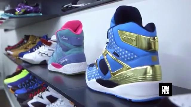 Chris Brown went sneaker shopping with Complex