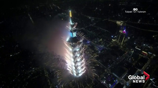 New Year’s 2020 Taiwan Taipei 101 hosts spectacular fireworks display
