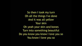 Coldplay – Yellow (Lyrics)