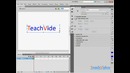 Работа с текстом в Flash cs5
