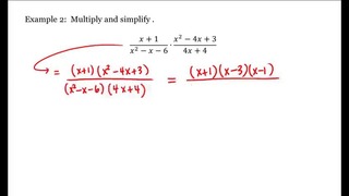 3 – 13 – Multiplying Rational Expressions (3-17)