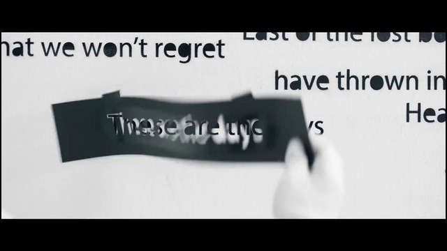 Avicii – The Days (Lyric Video)
