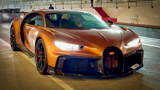 Andrew Tate driving Bugatti Chiron Pur Sport in Dubai